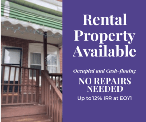 Turn Key rental available 